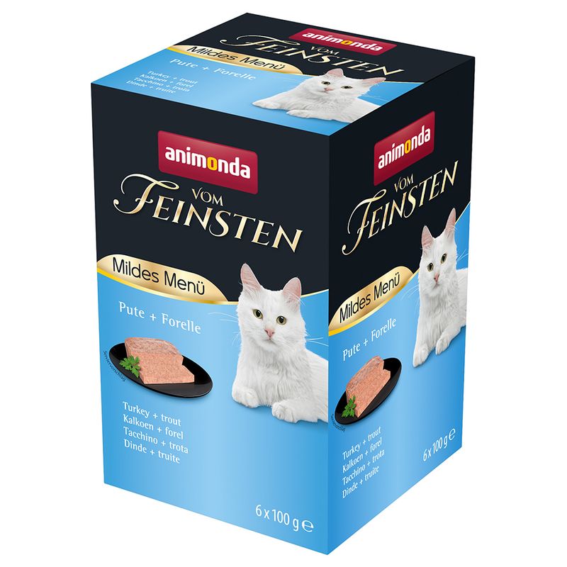 animonda vom Feinsten Mild Menu Adult 6 x 100g Pure Turkey