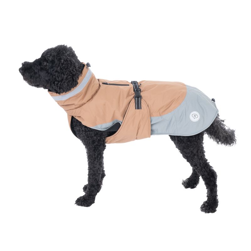 Nomad Tales Bloom Dog Coat - Warm Taupe approx. 30cm (Back Length)