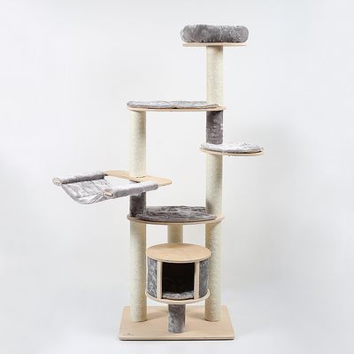 Natural Paradise Petunia Scratching Tree Cream