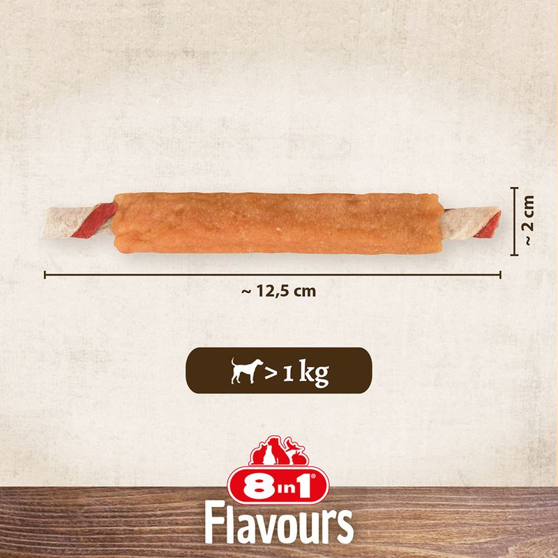 8in1 Triple Flavour Ribs Chew Sticks 6 Sticks