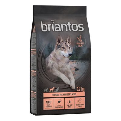 Briantos Adult Light/Sterilised Grain-Free Turkey & Potato 1kg