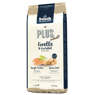 bosch Plus Trout & Potato HPC Dry Dog Food 12.5kg