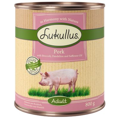 Lukullus Adult Pork - Grain-Free 6 x 800g