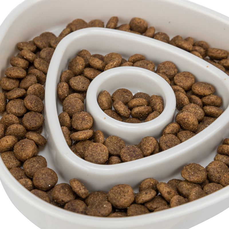 Trixie Slow Feeding Bowl Triangle 350 ml, Ø 15 cm