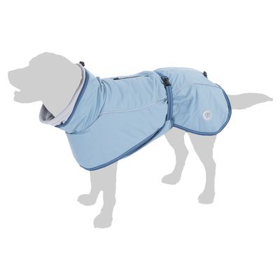 Nomad Tales Bloom Dog Coat - Sky Blue approx. 35cm (Back Length)