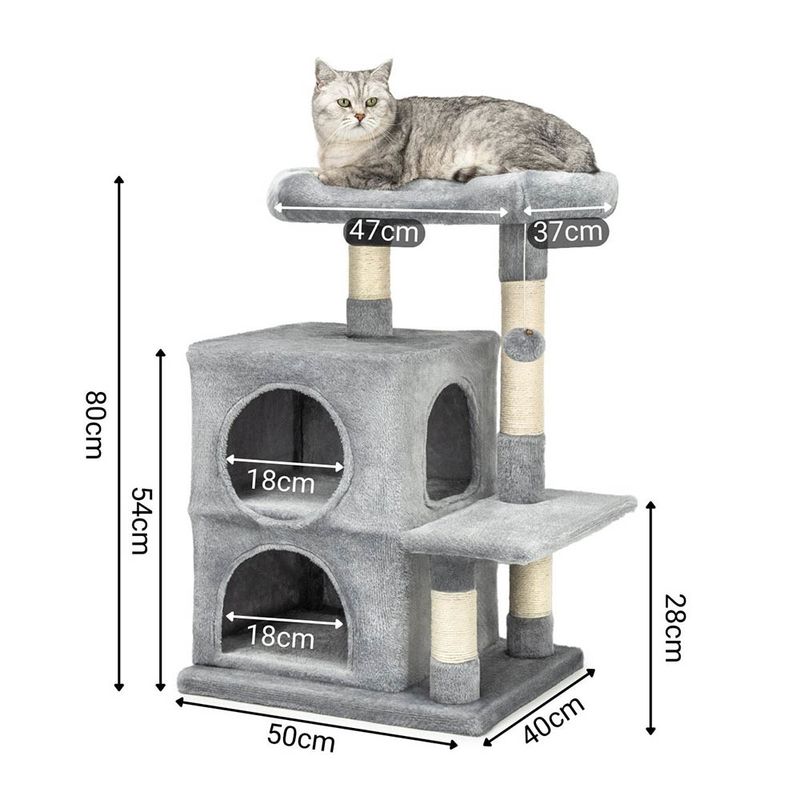 Lionto Scratching Post - 80cm Light Grey
