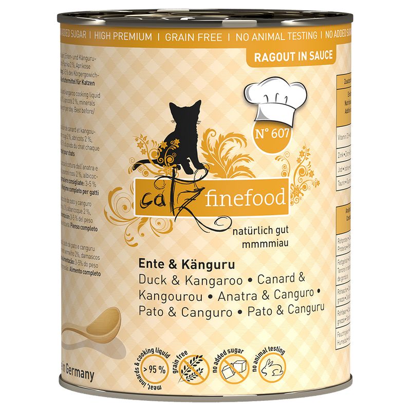 catz finefood Ragout Saver Pack 24 x 380g Goose & Turkey