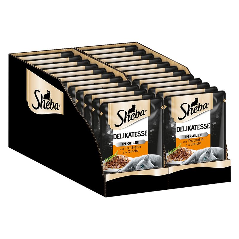 Sheba Pouches Select Slices in Gravy Saver Pack 96 x 85g Succulent Collection in Gravy