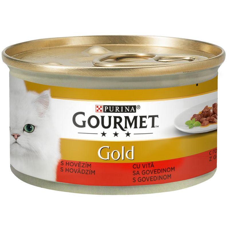 Gourmet Gold Wet Cat Food Jumbo Pack 96 x 85g Tender Chunks in Gravy (96 x 85g)