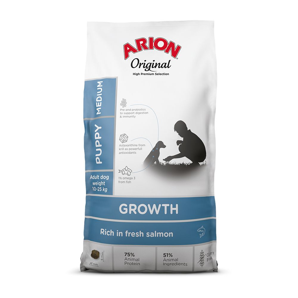 Arion Original Growth Medium Breed Fish 12kg