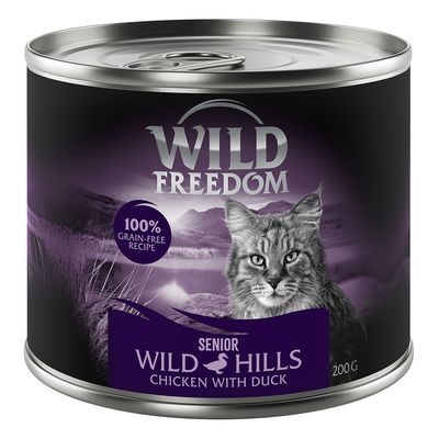 Wild Freedom Senior 6 x 200g Wild Hills - Duck & Chicken