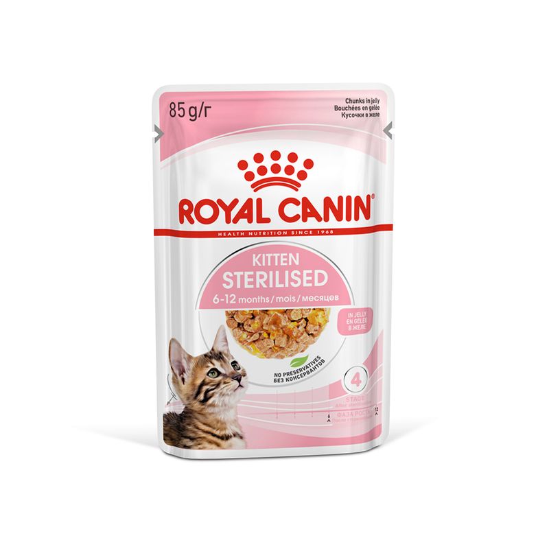 Royal Canin Sterilised Kitten in Jelly 12 x 85g