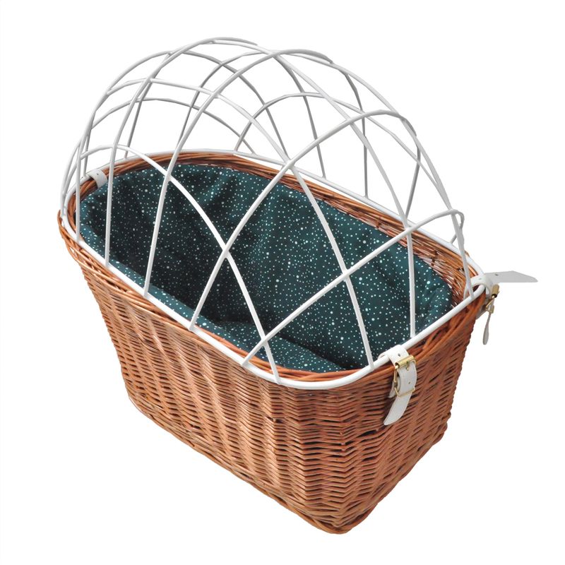 Aumüller Bicycle Basket with Protective Wire for Luggage Rack 56 x 36 x 50 cm (L x W x H)