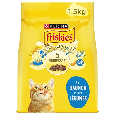 PURINA Friskies Adult with Salmon & Vegetables 1.5kg