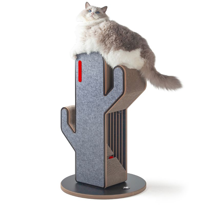 Canadian Cat Company Design Scratching Furniture Cactus Size L: 45 x 45 x 80cm (L x W x H)