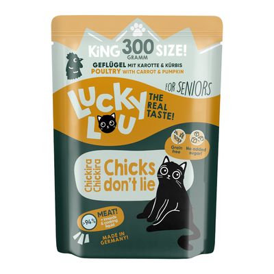Lucky Lou Senior 6 x 300g Poultry