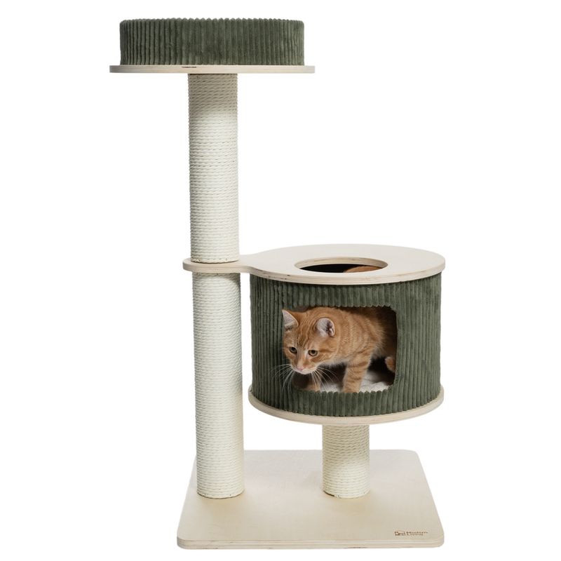 Modern Living Helsinki Scratching Tree S Army Green/Cream