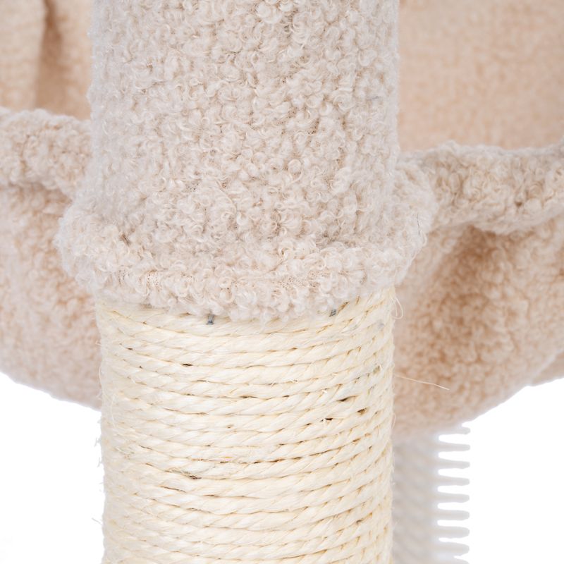 TIAKI Shearly Scratching Post with Hammock Beige