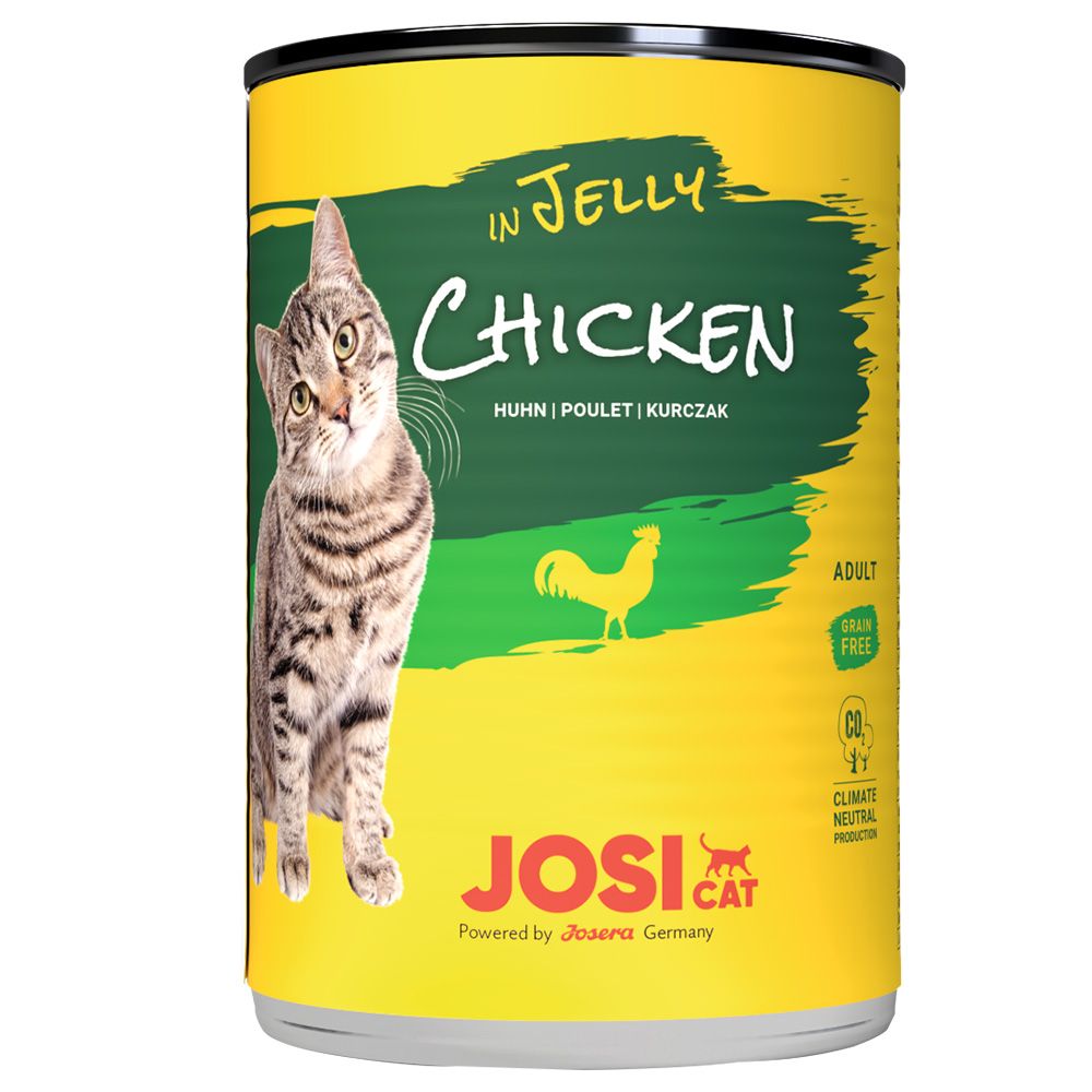 JosiCat Wet Food in Jelly 12 x 400g Beef