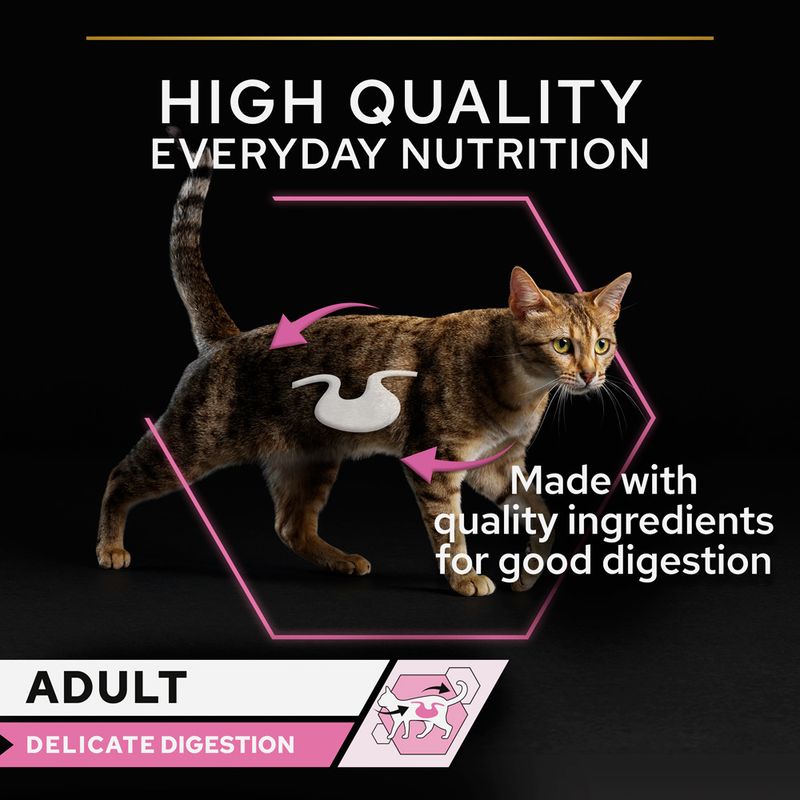 PURINA PRO PLAN Cat Adult Delicate Digestion 6 x 85 g Turkey