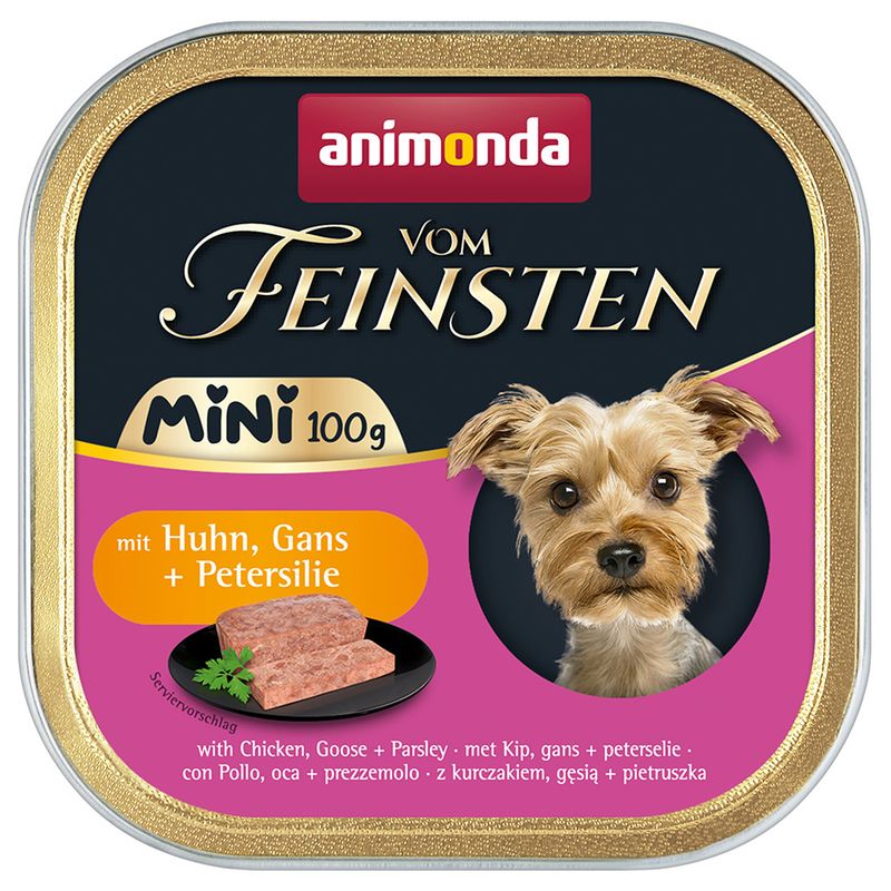 animonda vom Feinsten Adult Mini Saver Pack 64 x 100g Poultry, Salmon & Dill