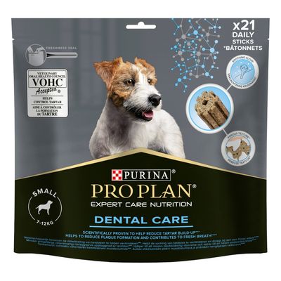 PURINA PRO PLAN Dental Care for Small Dogs (7 - 12kg) 345g (21 Sticks)