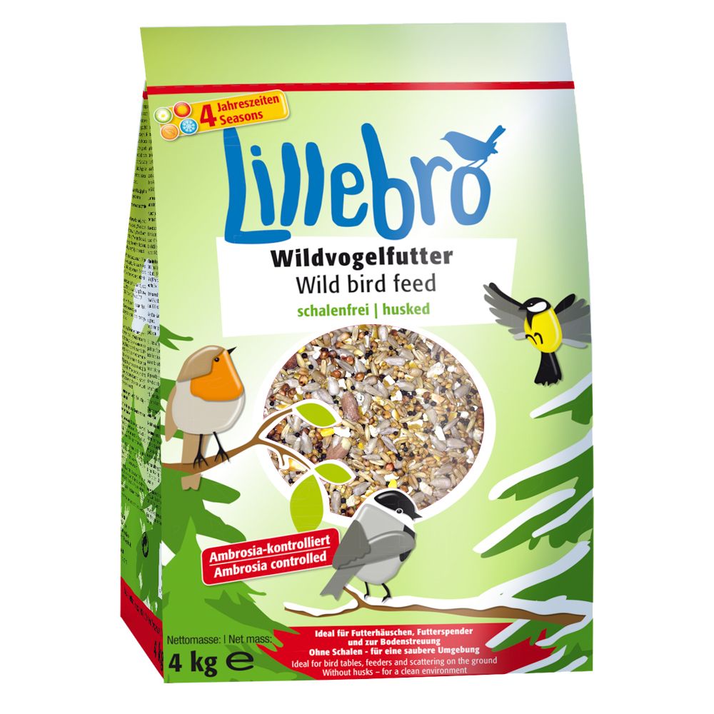 Lillebro Husked Wild Bird Food 4kg