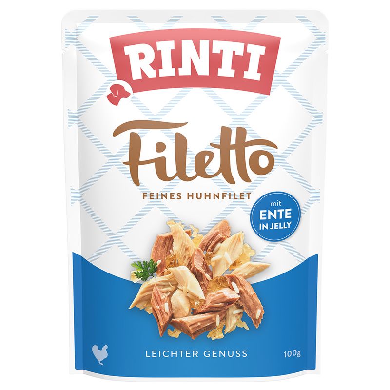 RINTI Filetto Pouch in Jelly 8 x 100g Mixed Pack (4 Varieties)
