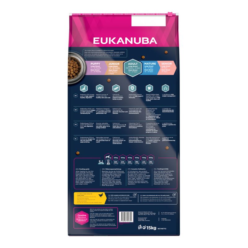 Eukanuba Adult Large Breed - Chicken 15kg