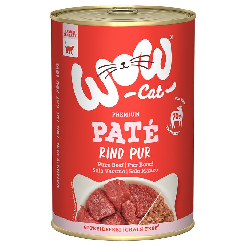 WOW Cat Adult Paté 6 x 400g Chicken & Salmon