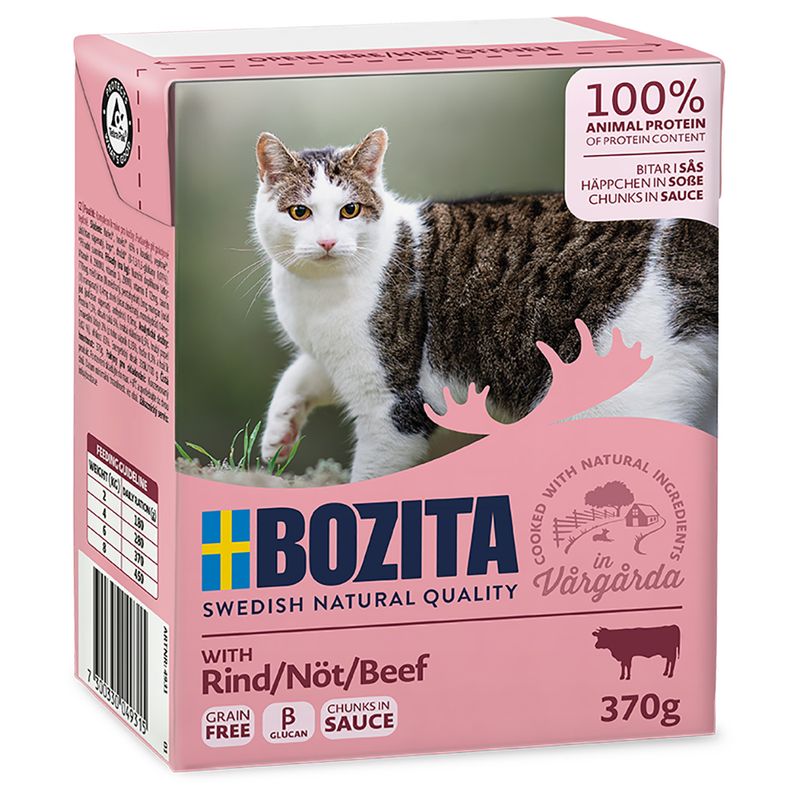 Bozita Tetra Chunks in Sauce 6 x 370g Chicken & Turkey