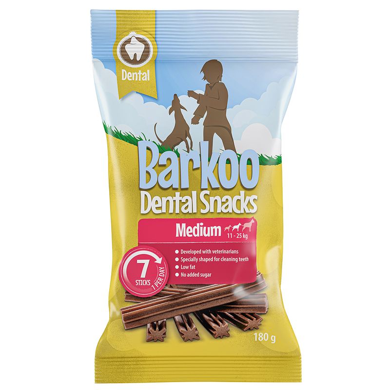 Barkoo Dental Snacks Medium Dogs (7 Chews – 180g)