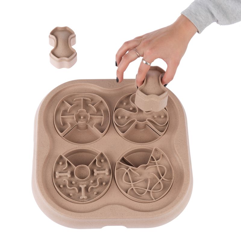 TIAKI Intelligence Toy Slow Feed Puzzle L 34.8 x W 34.8 x H 5.7 cm