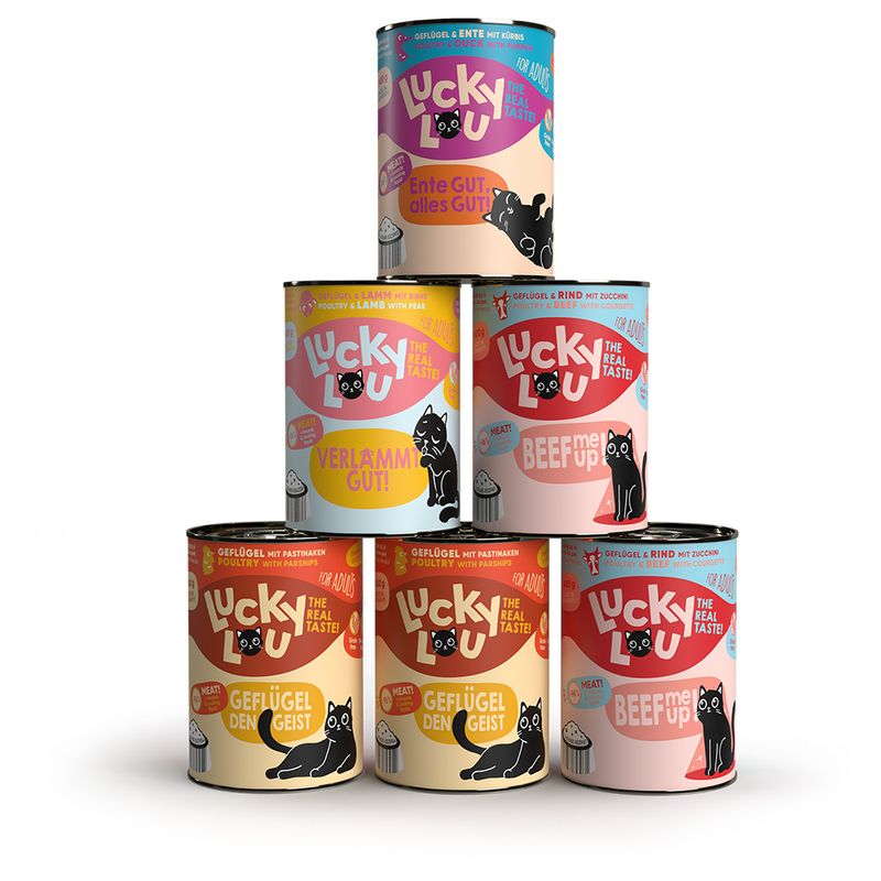 Lucky Lou Adult Saver Pack 24 x 400g Poultry