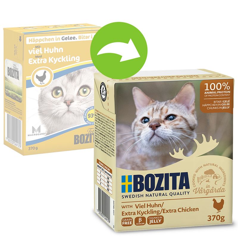 Bozita Chunks in Jelly Saver Pack 18 x 370g Chicken
