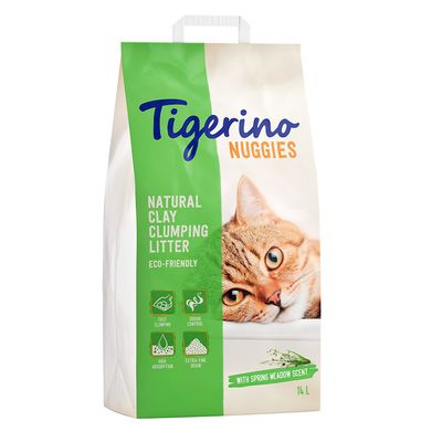 Tigerino Nuggies Cat Litter – Spring Meadow Scent 14l