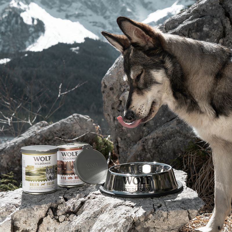 Wolf of Wilderness Silicone Can Cover 1 can cover, diameter 7.5 cm (400g) + 10cm (800g)