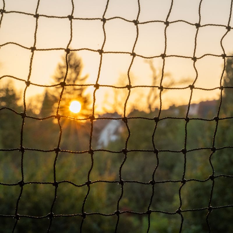 TIAKI Cat Safety Net with Wire Reinforcement - Black 2 x 1.5 m