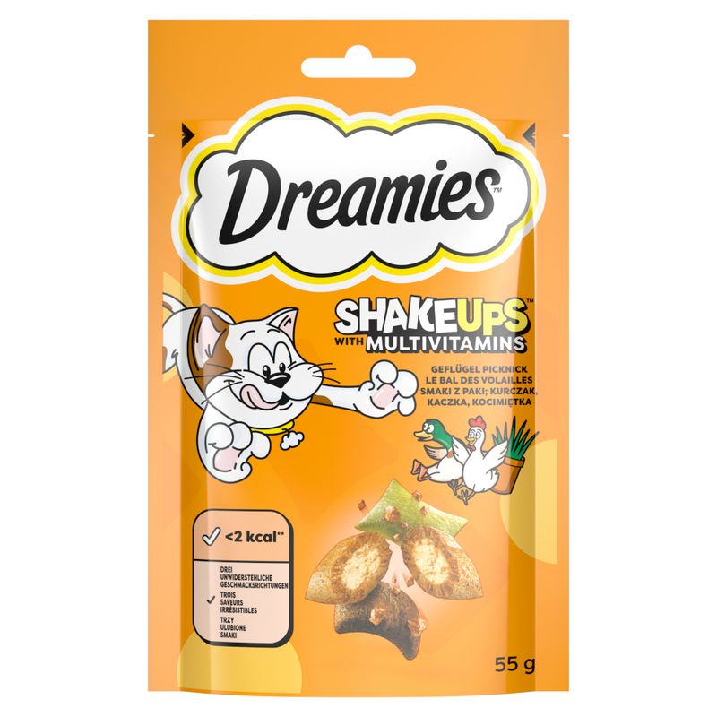 Dreamies ShakeUps with Multivitamins Snacks Rockin' Roost (55g)