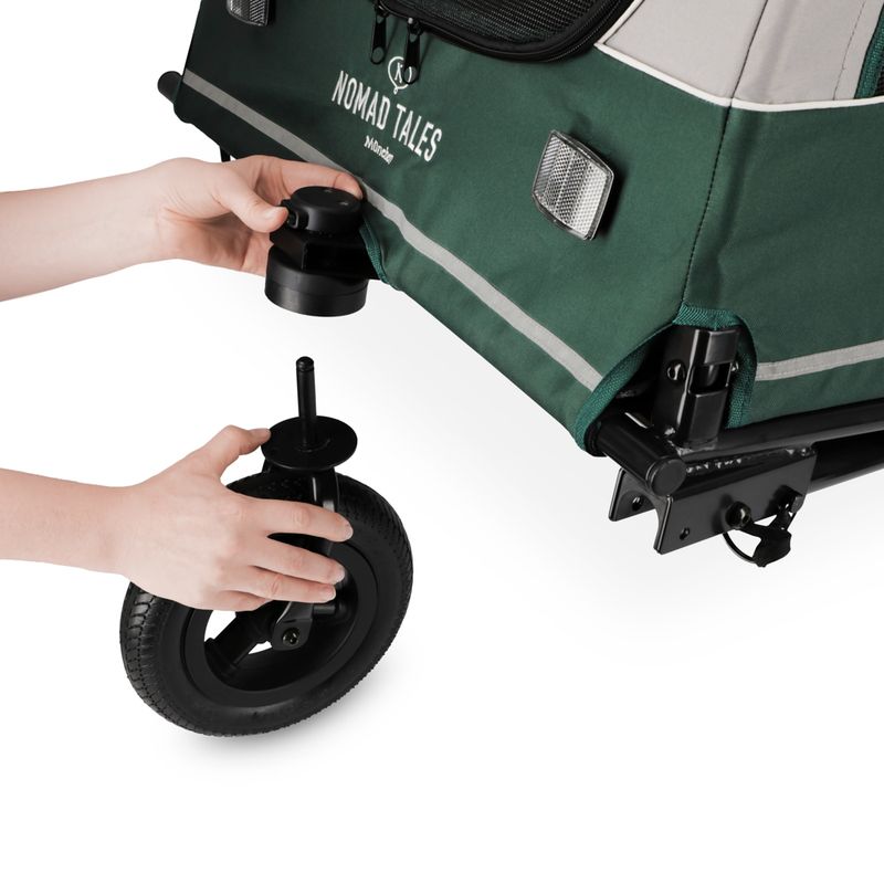 Nomad Tales Spirit Bike Trailer for E-Bikes 145 x 84 x 103 cm (L x W x H), up to 45kg