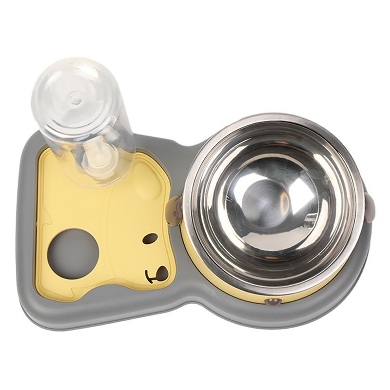 TIAKI Food and Water Dispenser 2-in-1 200ml Bowl & 500ml Bottle