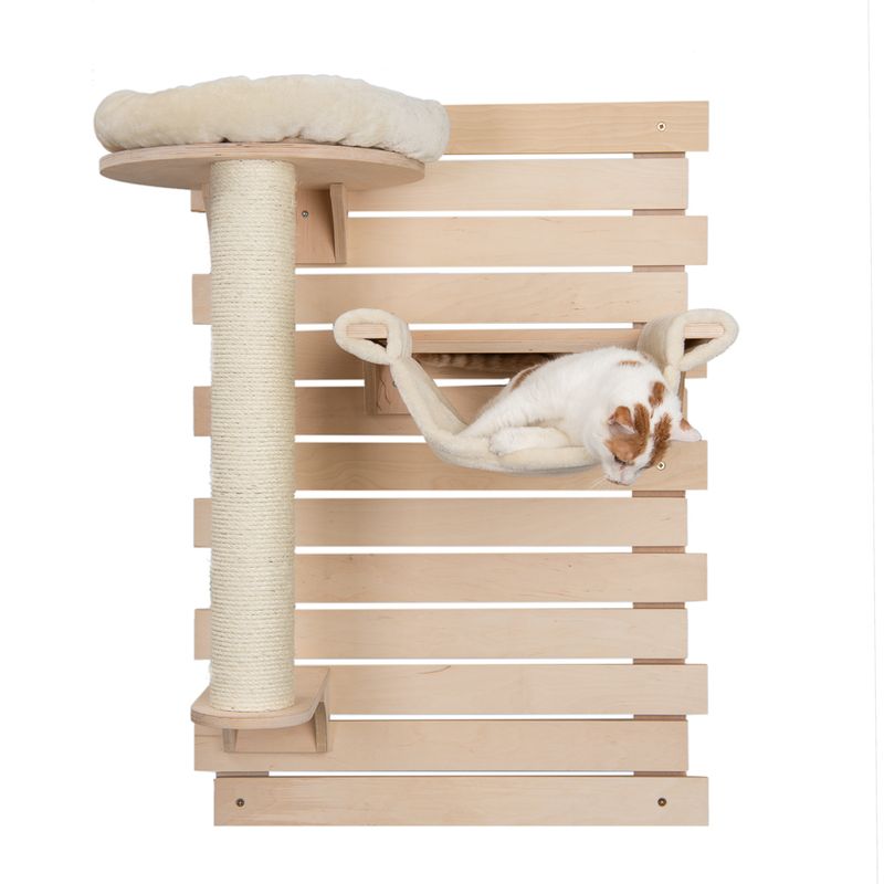 Natural Paradise Wall Scratching Board - Dahlia Cream