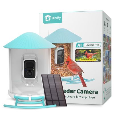 BIRDFY Smart Feeding Station with Solar Cell Approx. 36 x 28 x 19cm (L x W x H)
