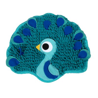 TIAKI Peacock Sniffing Mat 36 x 31 x 1 cm (L x W x H)
