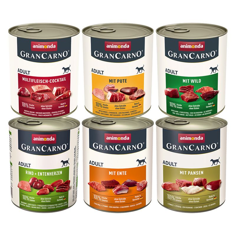 animonda GranCarno Original Saver Pack 24 x 800g Mix package 3 (3 varieties)