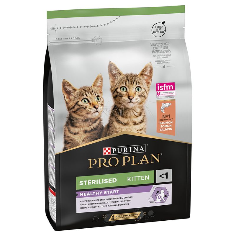 PURINA PRO PLAN Sterilised Kitten Healthy Start Salmon 3 kg