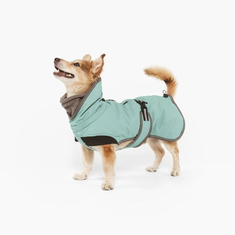 Nomad Tales Bloom Dog Coat - Granite approx. 35cm Back Length