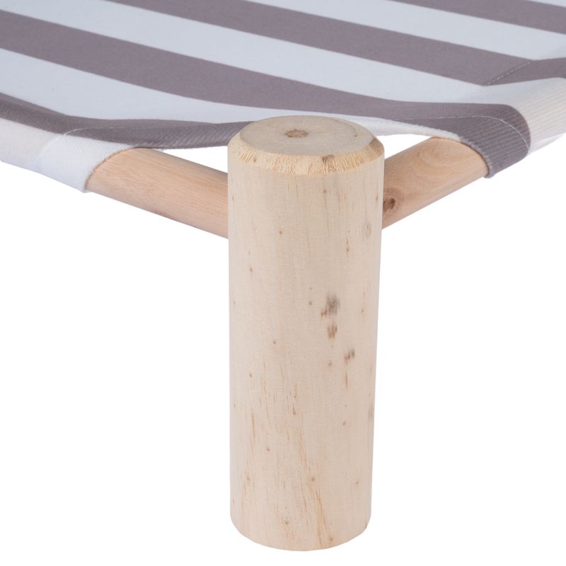 TIAKI Stripes Cat Bed 50 x 50 x 13cm (L x W x H)