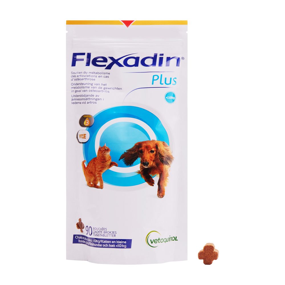 Flexadin Plus Mini for small dogs & cats 90 tablets