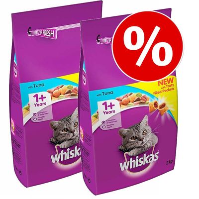 Whiskas Dry Cat Food Economy Packs 1+ Chicken (2 x 7kg)